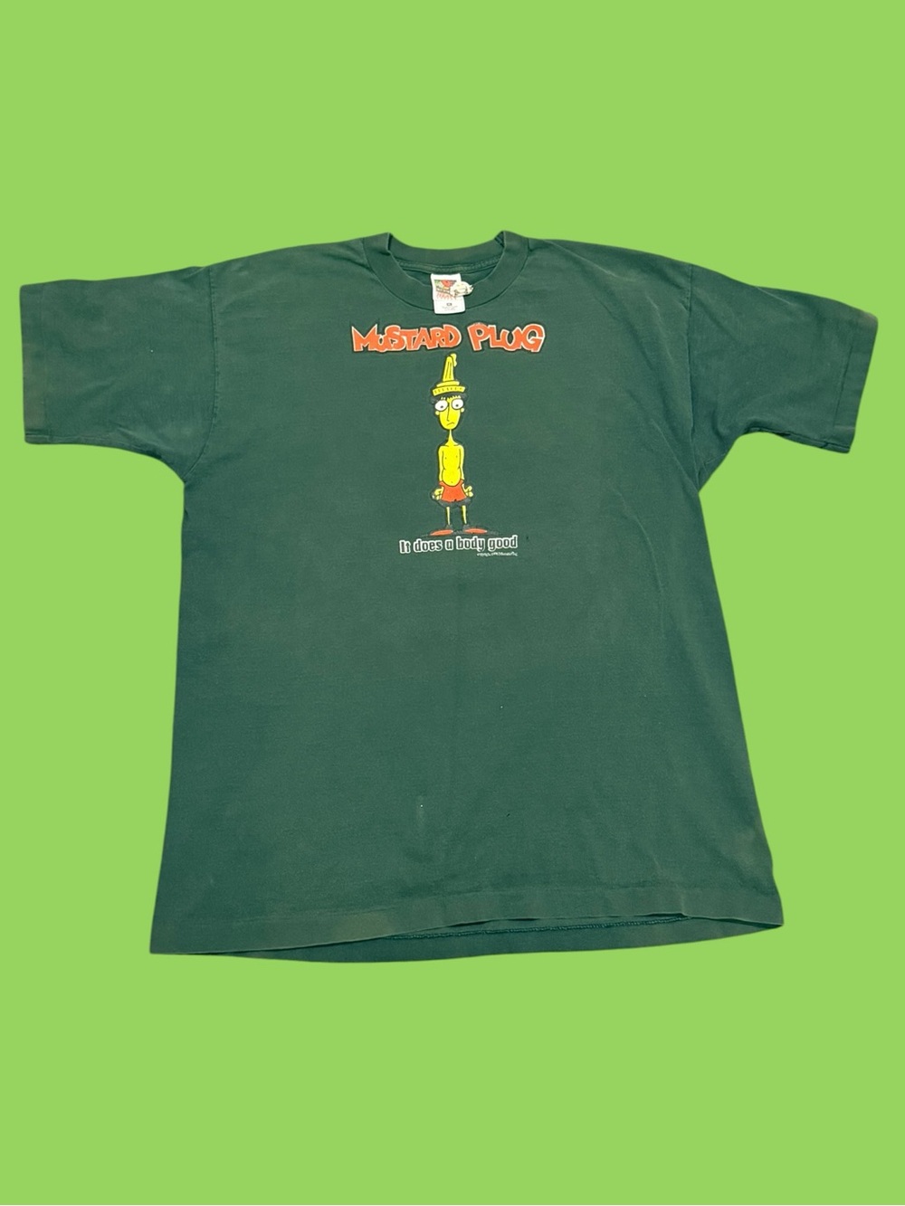 RARE Vintage Mustard Plug Band Shirt Single Stitch 1996 Official XL Punk Ska